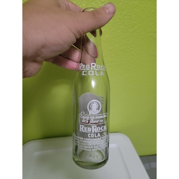 Rare Vintage Antique‎ Soda Pop Glass Bottle Enjoy Red Rock Cola - Picture 5 of 6